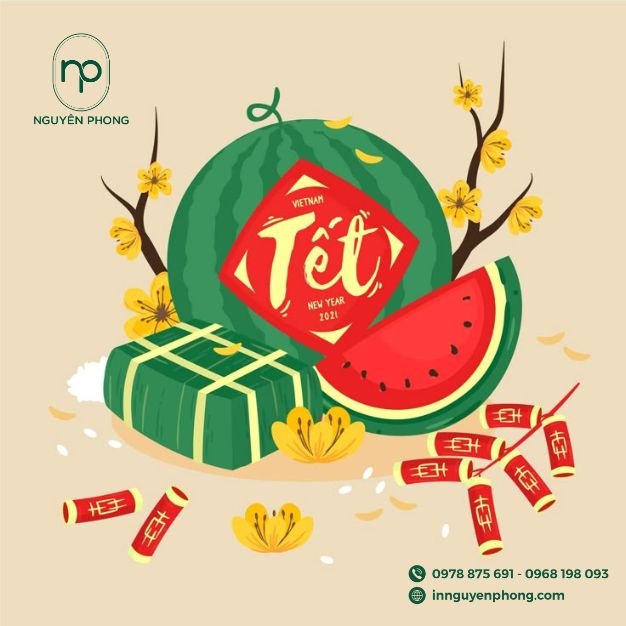 mẫu sticker dưa hấu 4